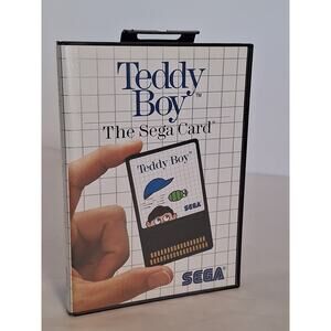 Teddy Boy Sega Master System Sega Card CIB Complete w Manual Insert